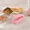 White Handheld Heat Sealer ABS Portable Sealing Machine Mini Vacuum Bag Sealer  Outdoors Use