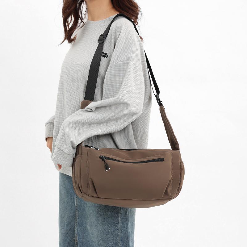 Pánská velkokapacitní taška přes rameno Dámská lehká crossbody taška