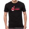 Cleveland Indians Logo Schwarzes T-Shirt - Cleveland Indians Tee Größen S-5XL