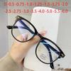 -1.0 -1.5 -2.0 -2.5-3.0 To -6.0 Transparent Finished Myopia Glasses Men Women Black Eyeglasses Prescription Shortsighted Eyewear
