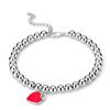 Fashion Ladies Resin Love Heart Beads Bracelet for Ladies