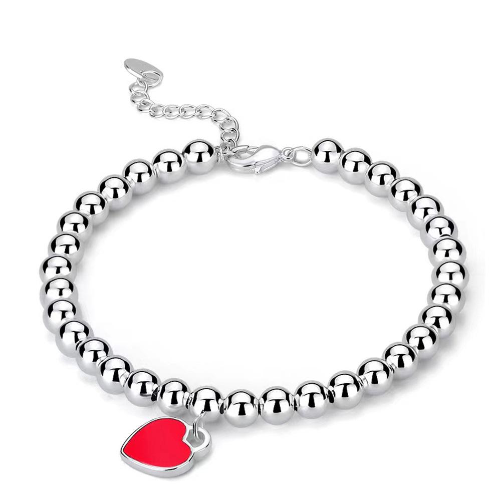 Fashion Ladies Resin Love Heart Beads Bracelet for Ladies