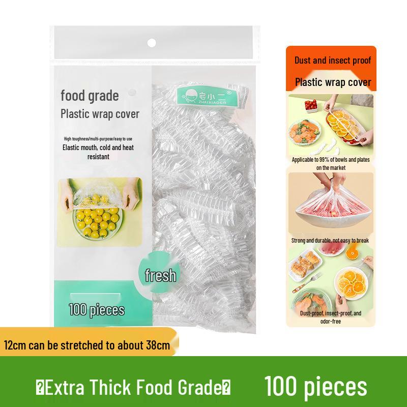 Cobertura Descartável de Película Aderente Anti-Odor para Conservação de Alimentos para Tigelas e Pratos