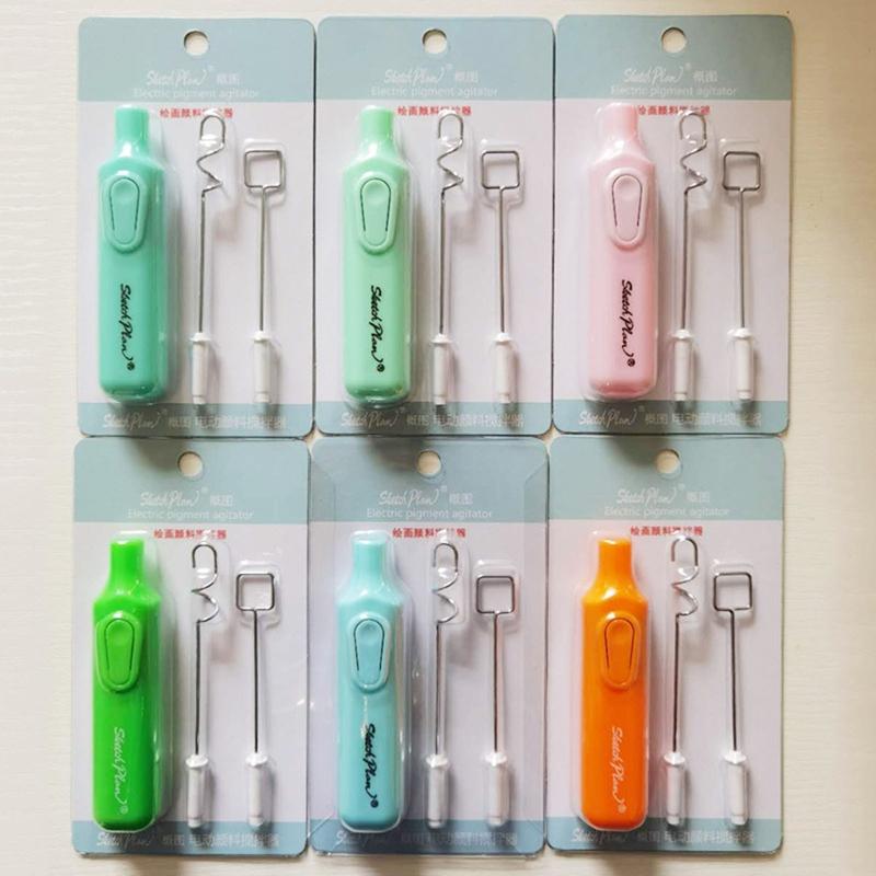 Epoxy Resin Stirrer for Crafts Tumbler Replaceable Electric Tumbler Mixer Handheld Battery Operated Epoxy Mixing Stick