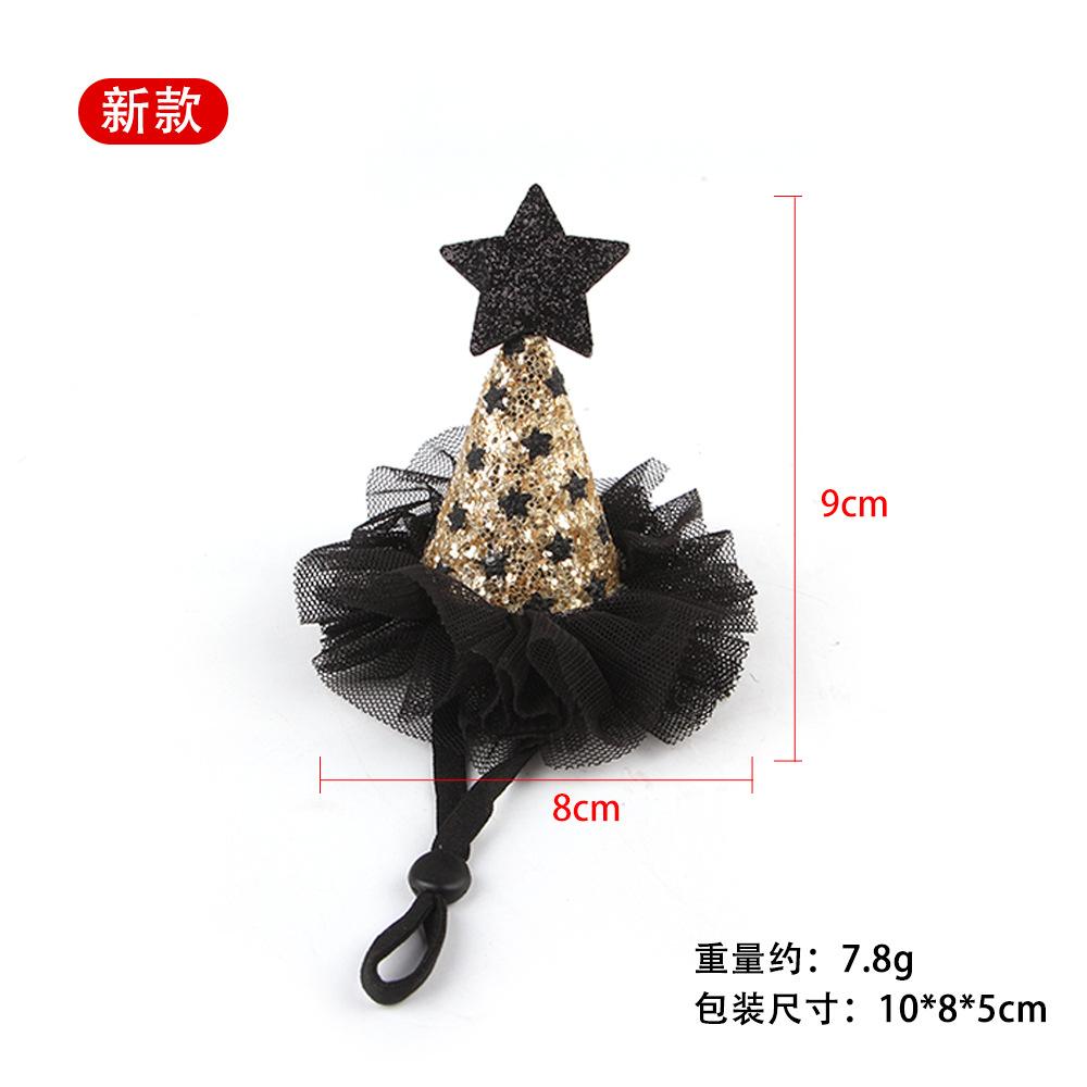 

Кошка Товары для питомцев Хэллоуин Шляпа Мультяшная летучая мышь Голова тыквы Головной убор Собачий головной убор Подарок Regular Star Hat