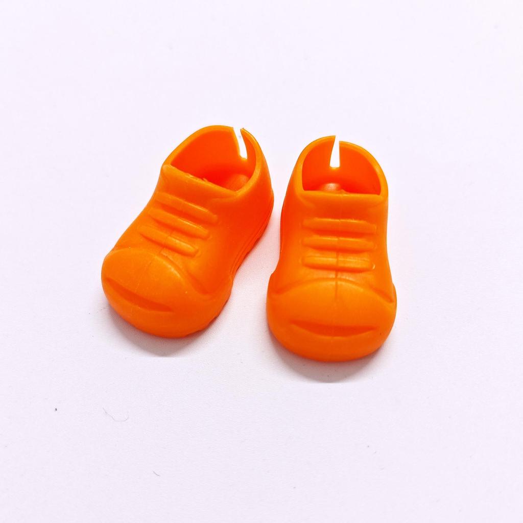 Macaron Labubu Rain Boots 17CM - 1st, 2nd, 3rd Gen Shoes Sit Sit Party, Universal Pink & Yellow