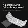 Bluetooth Keyboard Triple Folding Keyboard Is Suitable for iPad, Business Office Mini Mobile Phone Tablet Keyboard, Suitable for All Systems