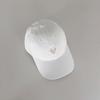 Cotton Baseball Cap For Women With Sun Protection And Letter Embroidery For Casual Summer Wear