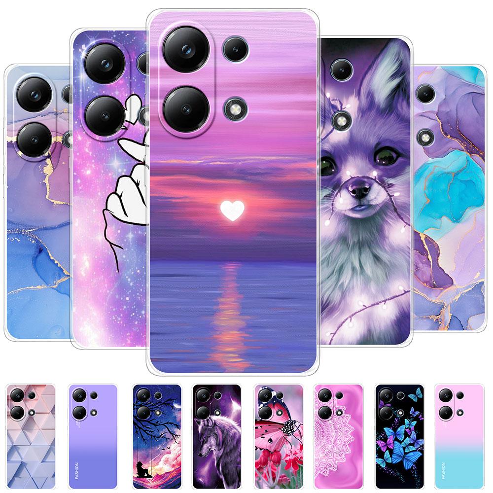 For Redmi Note 13 Pro Cases For Redmi Note 13 Cover Clear Protect Soft Silicone Phone Case or Redmi Note 13 Pro Plus Coque Funda