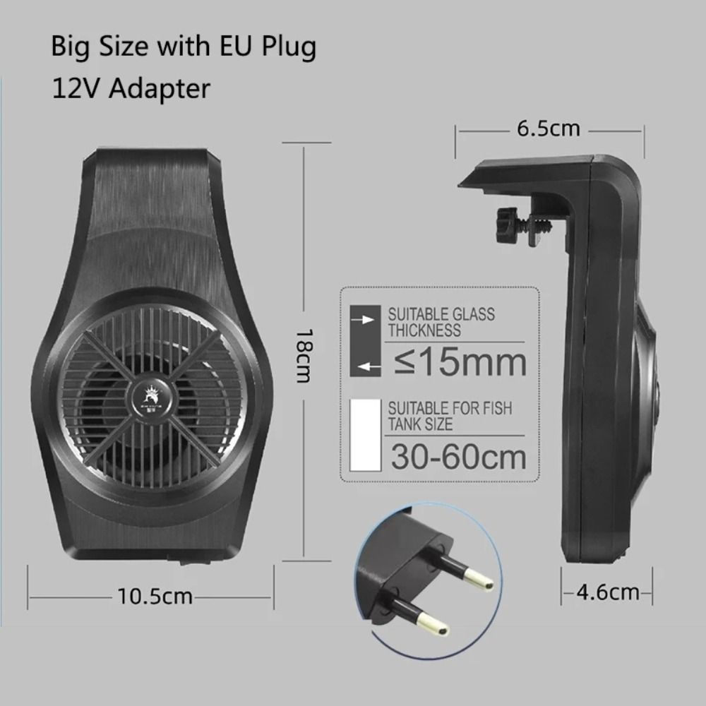 Simple Aquarium Chiller Fan Adjustable Fish Tank Water Chiller  Fish Tank Aquarium