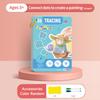 32 Page Reusable Magic Practice Notebook Set Magical Tracing Workbook Montessori Educational Books for Children Pen Control Learning Writing Skills
