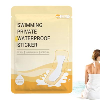PU Waterproof Period Swim Pads for Teens Soft Invisible Sticker Women Swimming Pad Reusable for Shower Swimsuits Sports