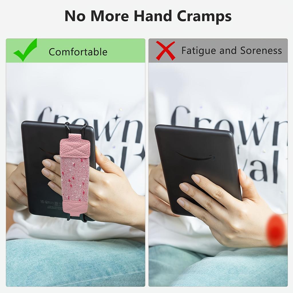1pc Tablet Hand Strap, Secure Anti-Slip Grip, Durable & Lightweight, Drop-Proof Accessory Ideal for Reading, Travel & Commuting