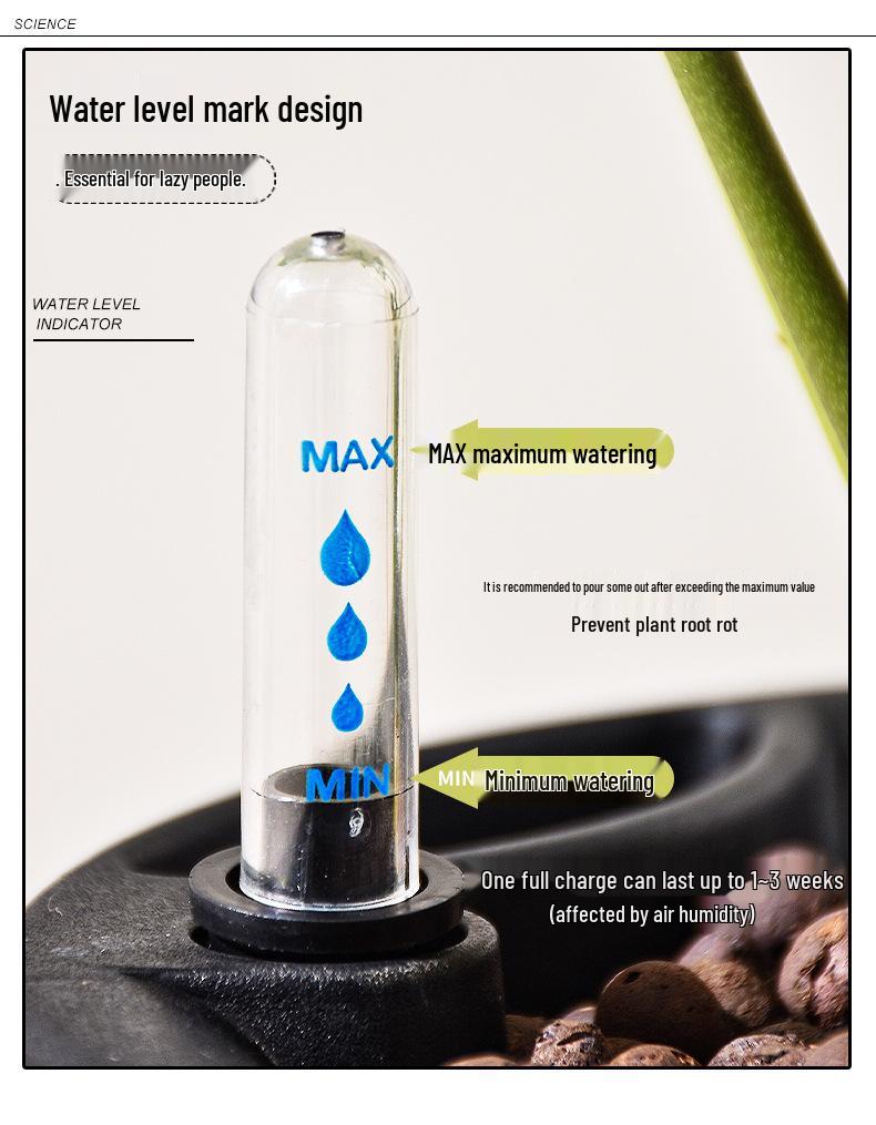 Tall Indoor Self-Watering Plastic Planter with Stand - Large Size, Breathable for Balcony Gardening