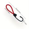 10 stücke Outdoor Camping Zelt Elastische Seil Schnalle 15cm Feste Bindung Band Elastische Seil Haken Camping Baldachin Zubehör Pull Seil