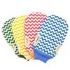 Exfoliating Bath Gloves, Double-Sided Wave Pattern, Strong Decontamination Washcloth for Adults, Men & Women, Dead Skin Removal Spa Mitts