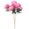 44cm Height Simulation Flower 7 Heads Peony Buds Wedding Bouquet  Desktop Ornament