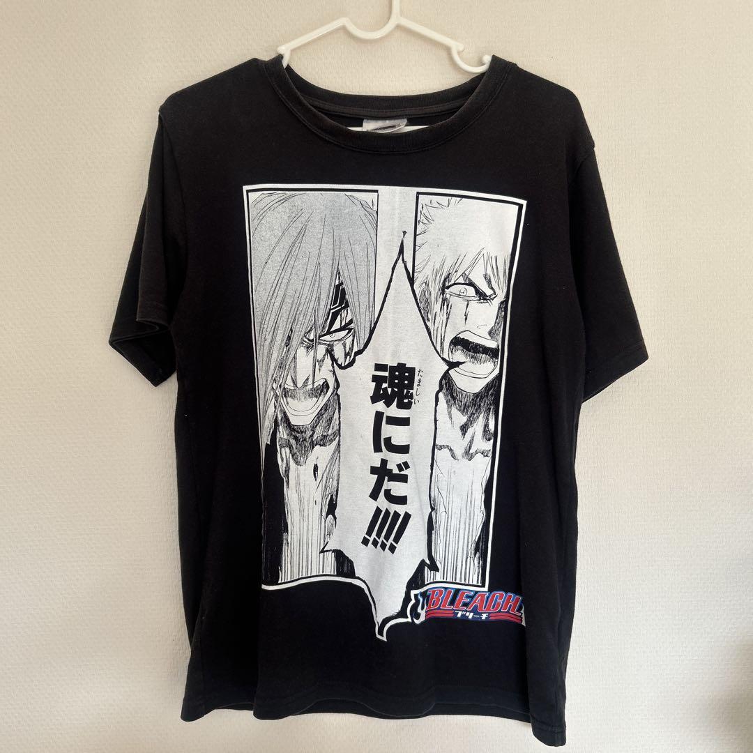 

[Б/У] Футболка манга BLEACH Shueisha Tite Kubo Ичиго Куросаки Ренджи Абарай Душа Размер M