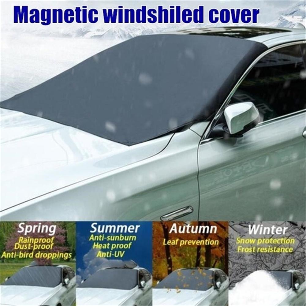 Magnetische Auto-Windschutzscheiben-Schutzhülle gegen Regen, Schnee, Eis und Frost