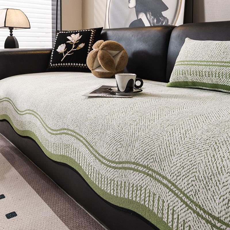 Special-Shaped Sofa Cushion Universal In All Seasons  New Sofa Seat Cushion Non-Slip Straight Row Light Luxury High-End Cover Cloth Towel