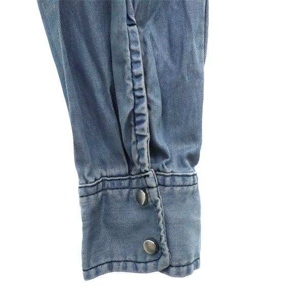 DIESEL switching Long sleeve one piece S white Women Used