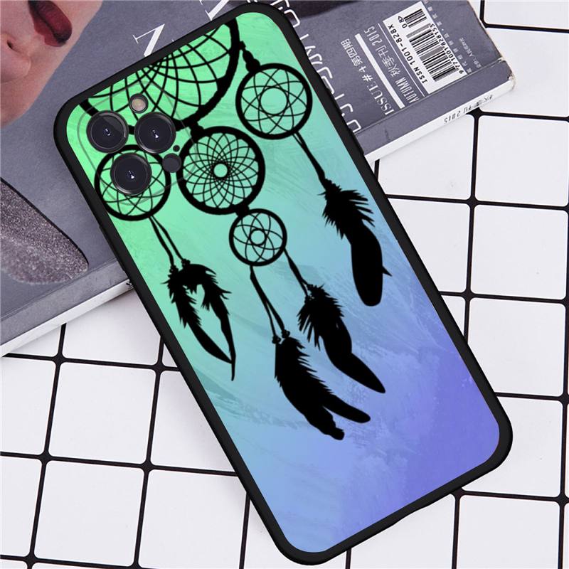 Dreamcatcher Phone Case For iPhone 14 11 12 13 Mini Pro Max 8 7 6 6S Plus X SE 2020 XR XS Funda Case