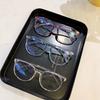 Transparent Computer Glasses Frame Women Men Anti Blue Light Round Eyewear Blocking Glasses Optical Spectacle Eyeglass EMA