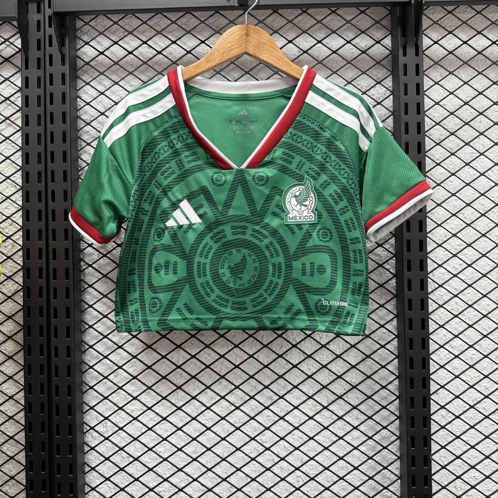 Maglia Mondiali 2026 Donna Versione Fan stesso stile Maglia Calcio, stile corto, crop top