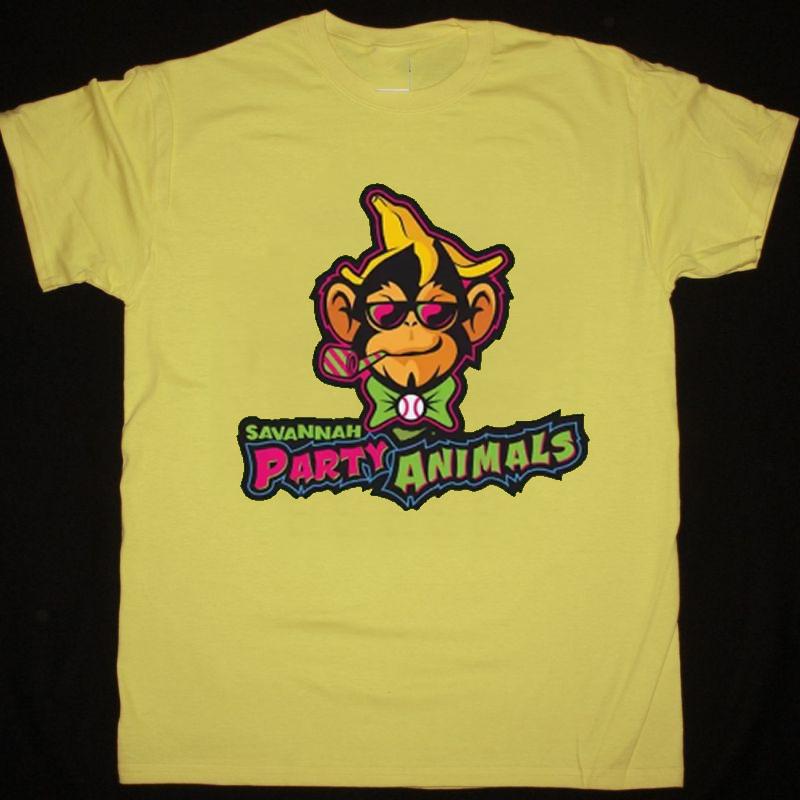 Hot Savannah Bananas Party Animals Yellow T Shirt Full Size S-5XL Unisex T-Shirt M