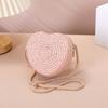 Straw Bag Seaside Beach Woven Bag 2025 New Love Children's Bag Female Cute Straw Bag Mini Vacation Style