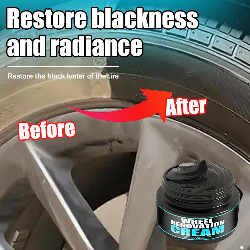 Tire Shine Paste Restores New Black Color Lasting Protection Of Car Rubber Parts Shine Paste Polishes Car Tires Shine Car Tires