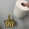 Porte-papier toilette Doigt d'honneur, Symbole d'insoumission Amusant Impression 3D Fixation murale