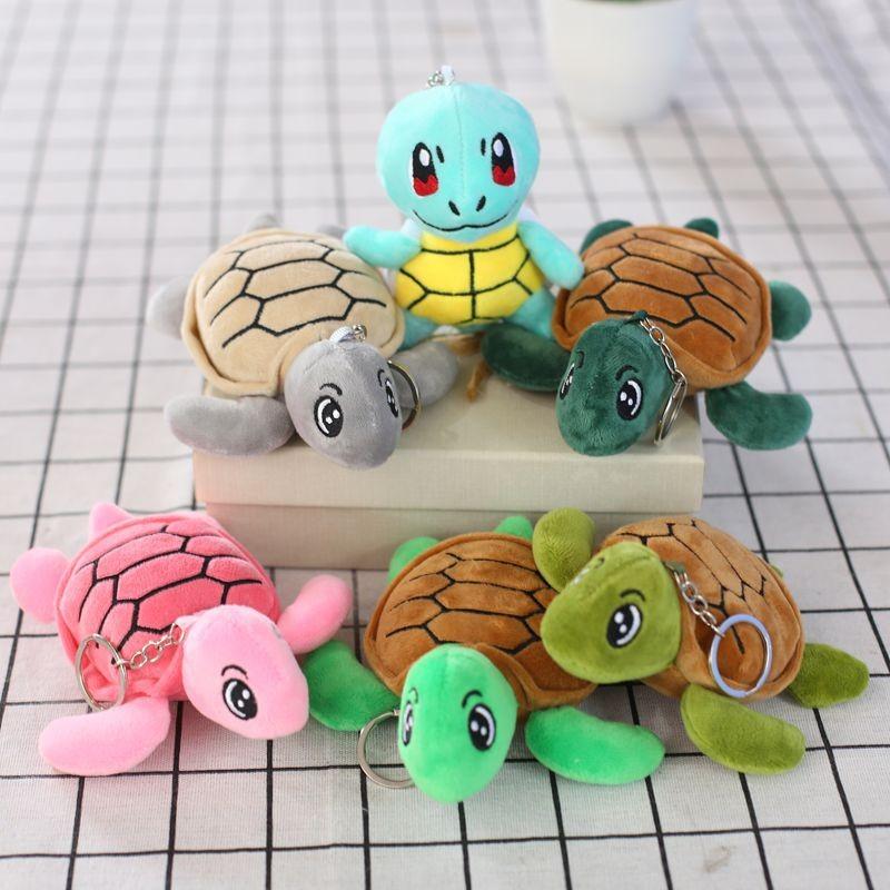 Adorable Ocean Animal Turtle Plush Toy Cute Keychain Attachment Small Size
