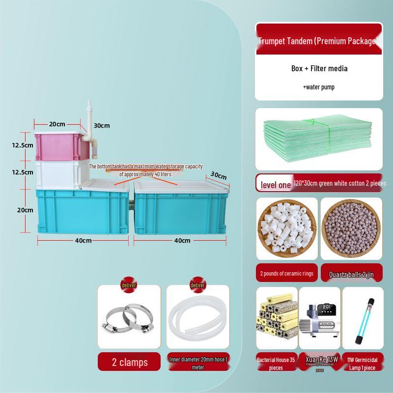 DIY Fish Tank Trickle Filter: Modular Dry-Wet Separation Box for Bottom Filtration