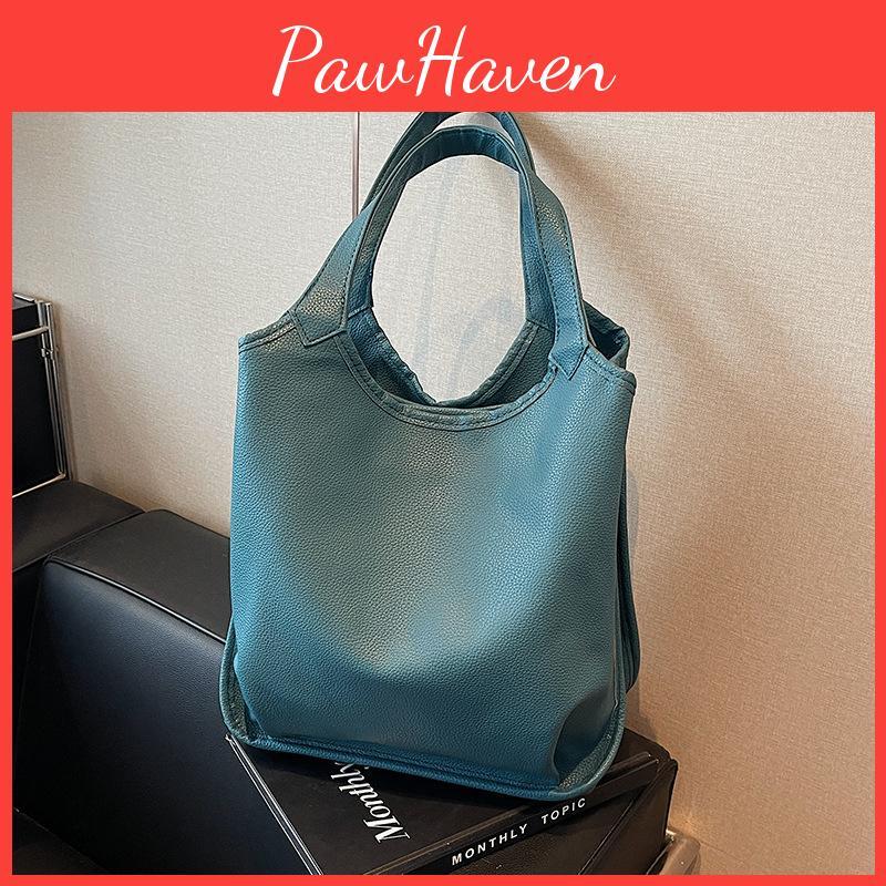 Color Solid Elegant Pu Inner Pocket Comfortable Double Straps Women Travel Bags