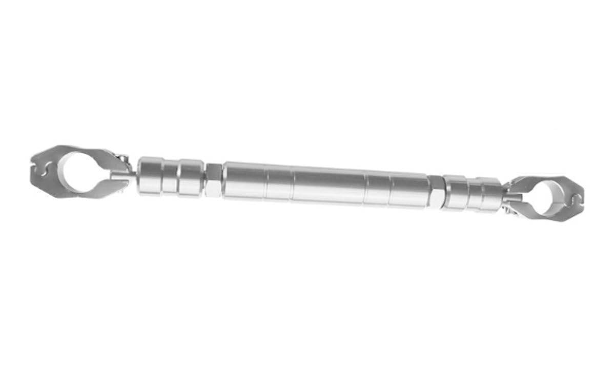 

Wu5dra Electric Vehicle Accessory Motorcycle Handlebar Thick Aluminum Balance Bar Adjustable Crossbar (Silver)