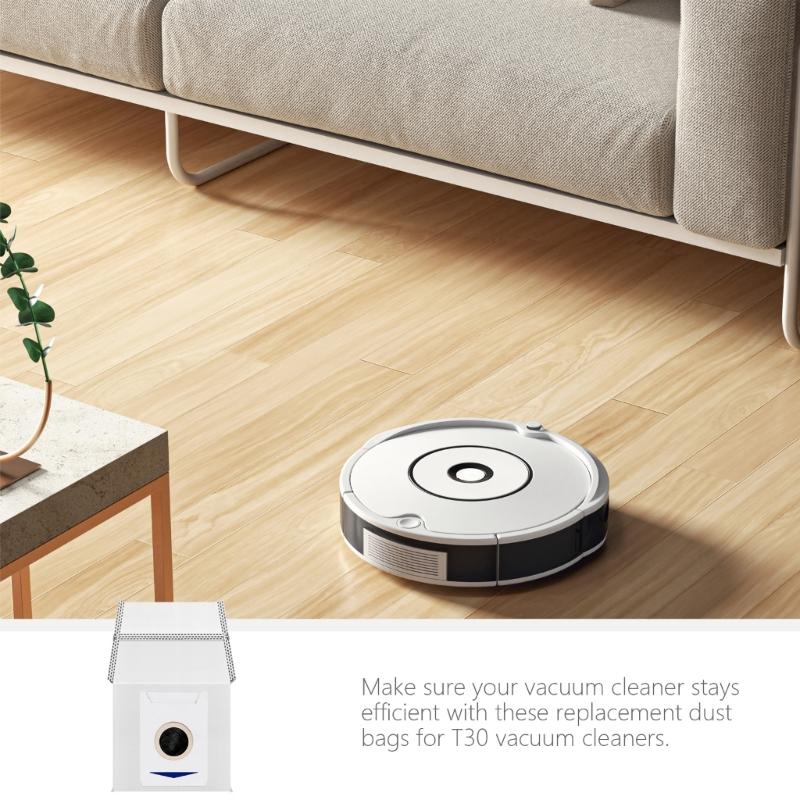 Packung mit 10 Staubbeuteln Staubsaugerbeutel Ersatz Staubsauger Staubbeutel Stoffmaterial für T30PRO/MAX Modelle