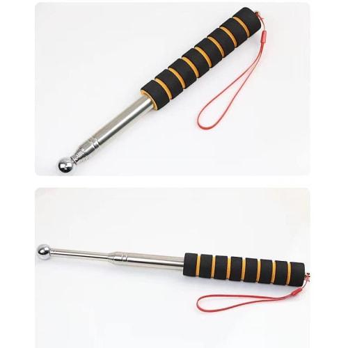 Crack Scale, Sounding Rod, Base Detector, Concrete Inspection, Measuring Tape, Stethoscope, and Hammer (2m Total Length, 2-Piece Set)