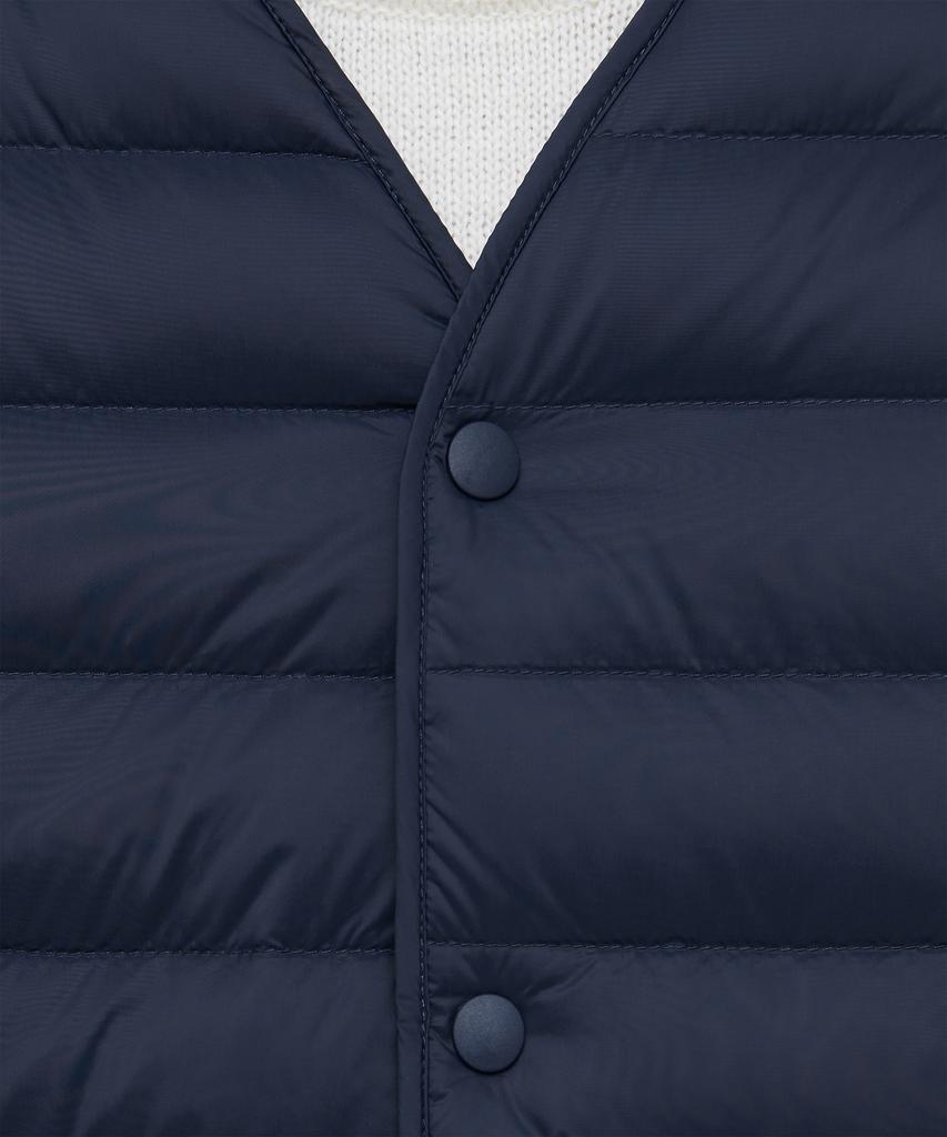 Musinsa Standard V-Neck Light Down Vest [Navy]