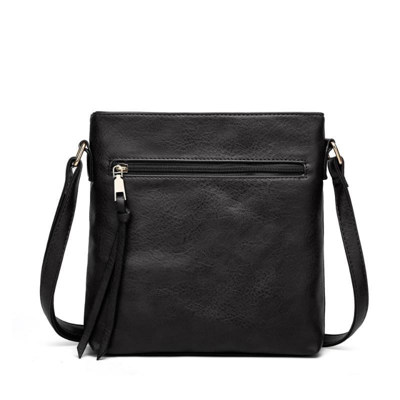 Vintage Leather Crossbody Bag Flap for Women Casual Shoulder Messenger Bag Daily Use High Quality Handbag Designer Luxur Female Bag