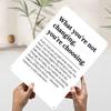 What Youre Not Changing Youre Choosing Tinplate Poster Customized Wall Art Vintage Retro Metal Signs for Gamer Room Decoration