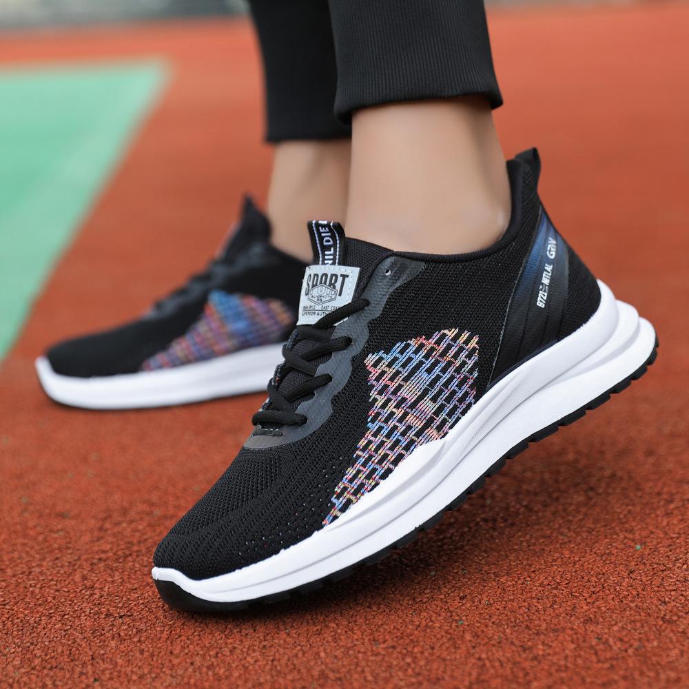 Autumn new men's shoes comfortable and breathable men's sports shoes running trendy shoes soft-soled non-slip shoes men