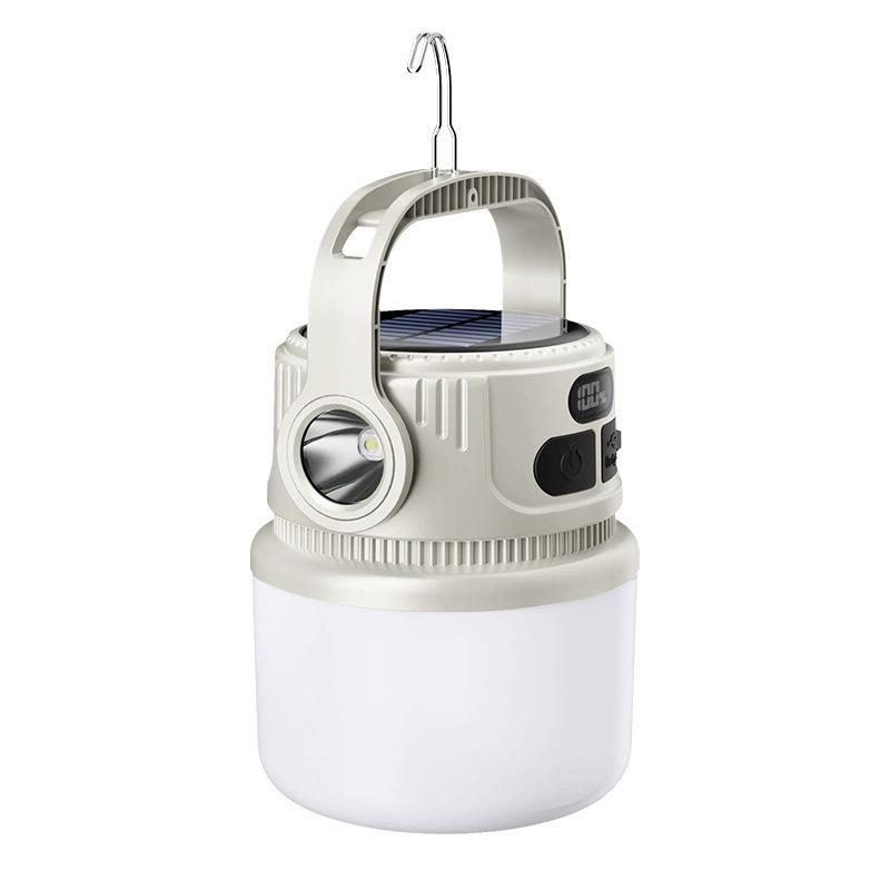 Solar-Powered Multifunctional Camping Light with USB Charging & Remote Control for Outdoor Use