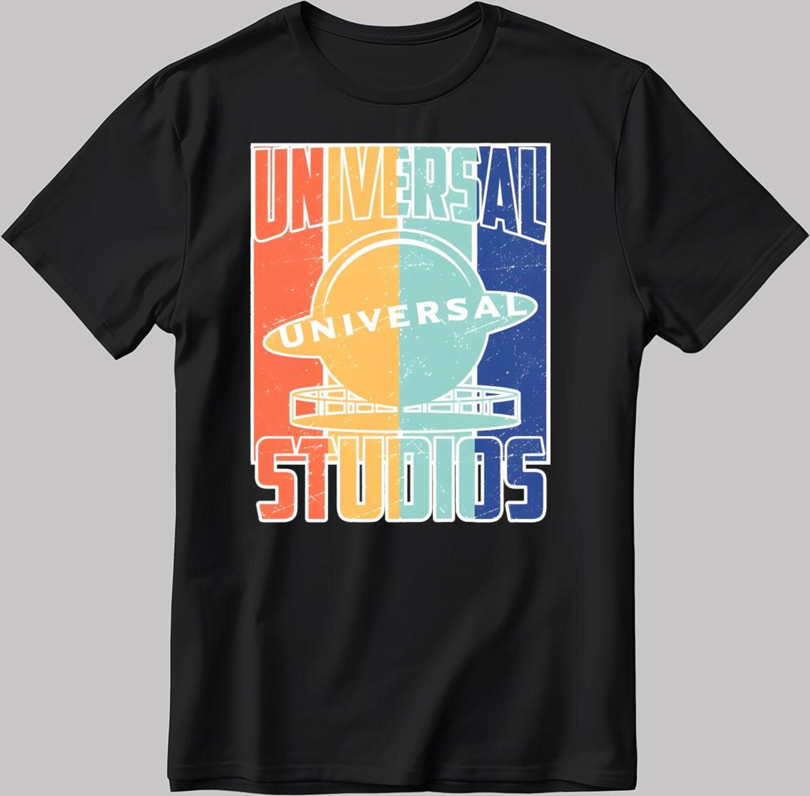 Universal Studios Skyline Short Sleeve White-Black Men s / Women s T-Shirt V055 M
