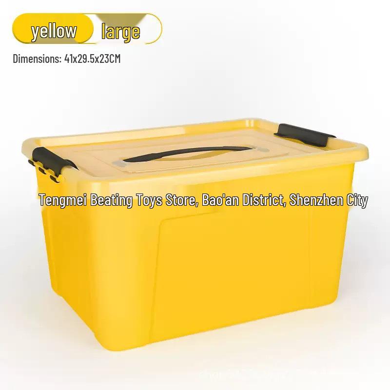 Children's Building Blocks Organizer: Science Education Storage Box & Bucket