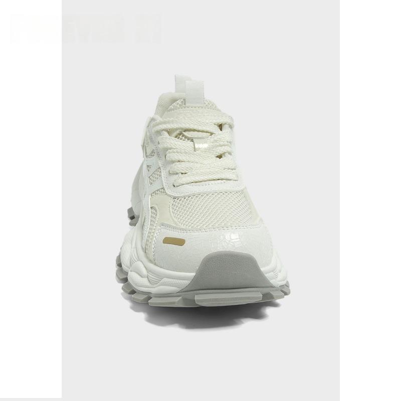 Fashion platform shoes women's new small height-increasing mesh breathable casual sports shoes