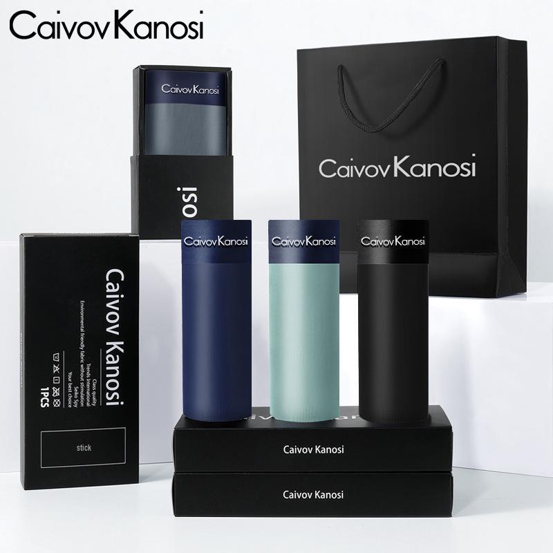 

Мужские бесшовные трусы-боксеры из ледяного шелка Caivov Kanosi - Дышащее летнее нижнее белье XL серый