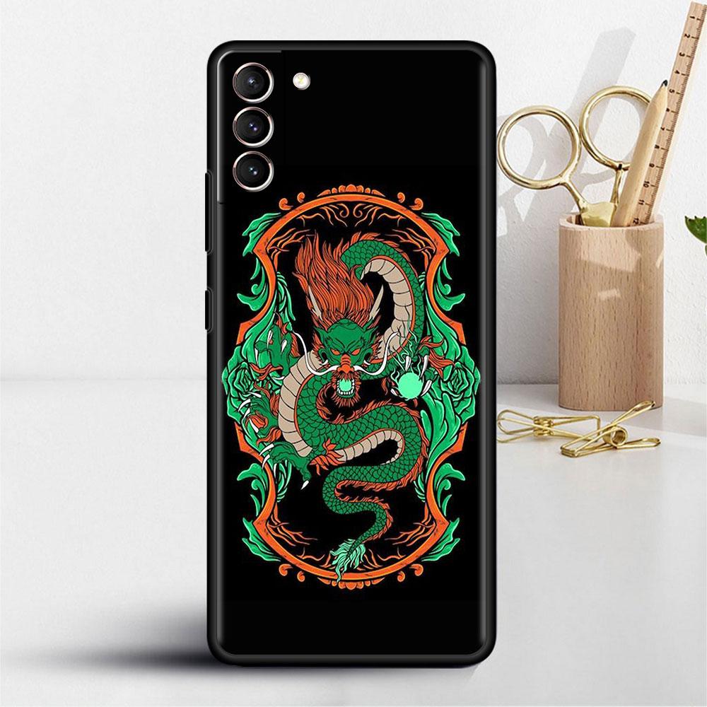 Case For Samsung Galaxy S22 S20 Ultra S21 FE S10 S9 Plus Note 20 10 Lite 9 Soft Phone Cover Shell Dragon Animal