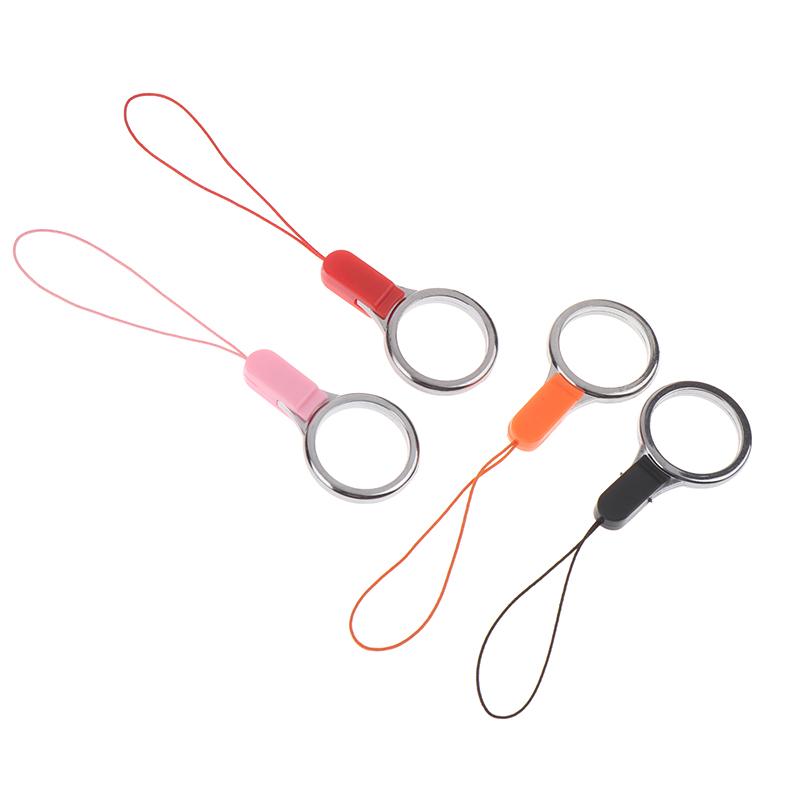 10Pcs Phone Lanyard Keychain Finger Ring Straps Keycord Rings Phone Accessories