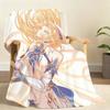 Nicole Reeyn Genshin Impact Blanket Soft Throw Blanket for Home Bedroom Bed Sofa Picnic Travel Office Rest Cover Blanket Gift